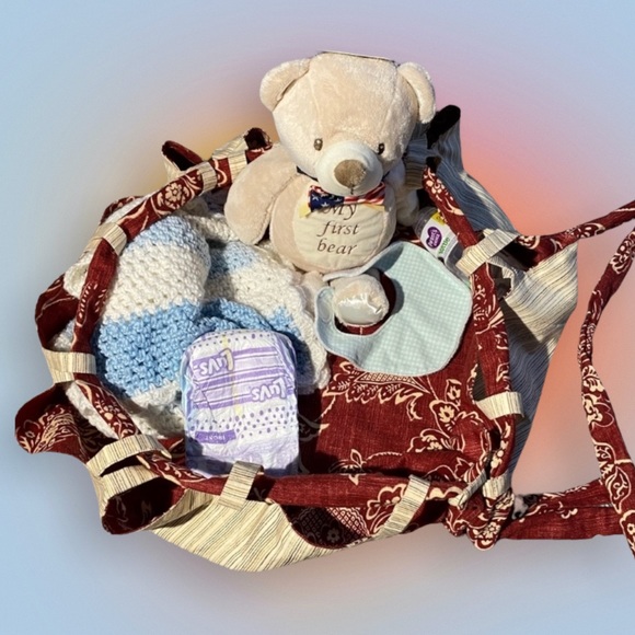 Handmade Reversible One of a Kind Handbag OOAK Durable Tote - Picture 11 of 16